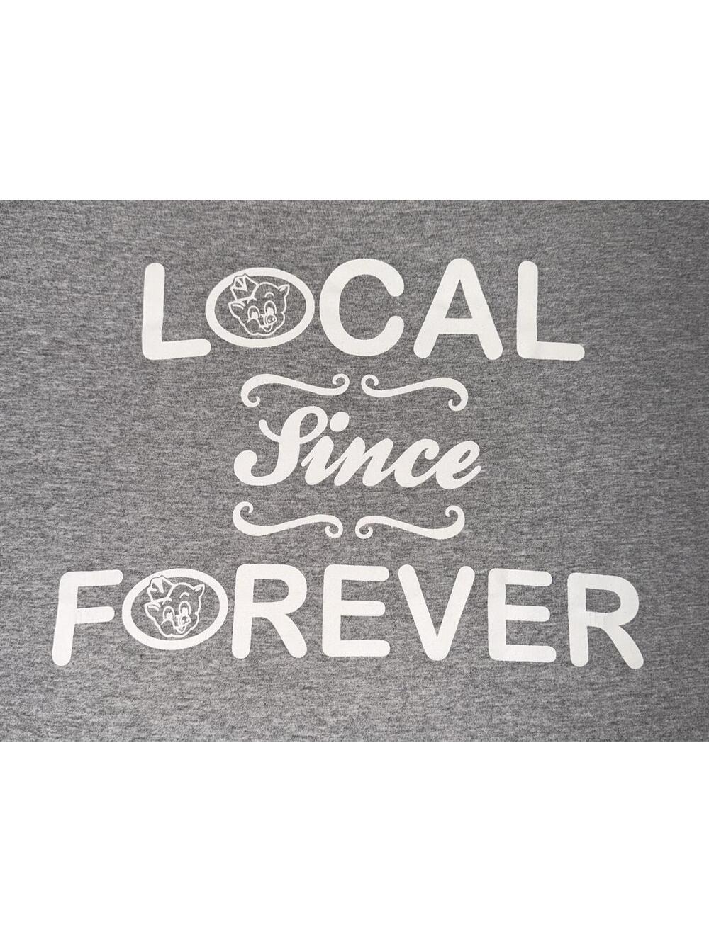Piggly Wiggly Heather Gray “Local Since Forever” Short Sleeve T-Shirt, Size M